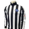 Georgia (GHSA) 2" Stripe Rainy Weather Long Sleeve Football Referee Shirt 2 Georgia (GHSA) 2" Stripe Rainy Weather Long Sleeve Football Referee Shirt -UMP ATTIRE Shop USA729GA