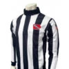 Iowa (IHSAA) 2 1/4" Stripe Foul Weather Football Referee Shirt 2 Iowa (IHSAA) 2 1/4" Stripe Foul Weather Football Referee Shirt -UMP ATTIRE Shop USA730IAPicture 1296x