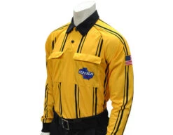 Georgia (GHSA) Long Sleeve Soccer Referee Shirt - Gold