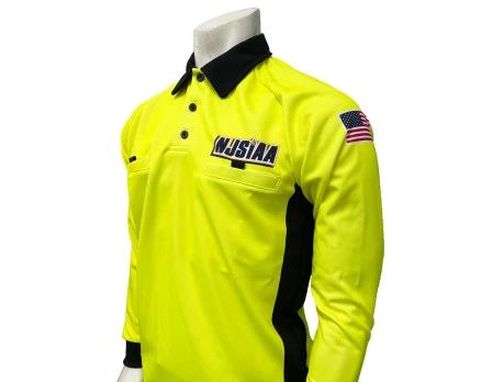 New Jersey (NJSIAA) Long Sleeve Soccer Referee Shirt 3 New Jersey (NJSIAA) Long Sleeve Soccer Referee Shirt