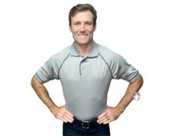 Smitty Men's Mesh Volleyball Referee Shirt - Grey 8 Smitty Men's Mesh Volleyball Referee Shirt - Grey -UMP ATTIRE Shop VBS 400 GY Smitty Men s Mesh Volleyball Referee Shirt Grey front