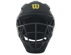 Wilson MLB Pro Stock Titanium Umpire Helmet -UMP ATTIRE Shop WTA5800BL Wilson MLB Pro Stock Titanium Umpire Helmet Front View 1