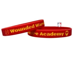 Wounded Warrior Umpire Academy Bracelet -UMP ATTIRE Shop WWUA BAND Wounded Warrior Umpire Academy Bracele red