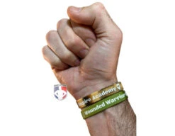 Wounded Warrior Umpire Academy Bracelet -UMP ATTIRE Shop WWUA BAND Wounded Warrior Umpire Academy Bracelet worn