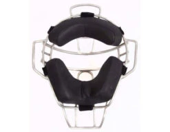 Diamond Silver Big League Aluminum Umpire Mask With Leather -UMP ATTIRE Shop dfm bl sv inside z